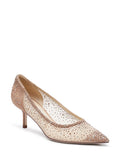 Crystal Dazzle Mesh Pumps