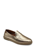 Karina Metalic Penny Loafers