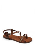 Olivia Metalic Strap Sandals