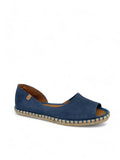 Cruz Serraje Open-toe Flats Espadrilles