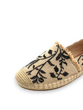 Dreamspace Botanical Embroidery Espadrilles