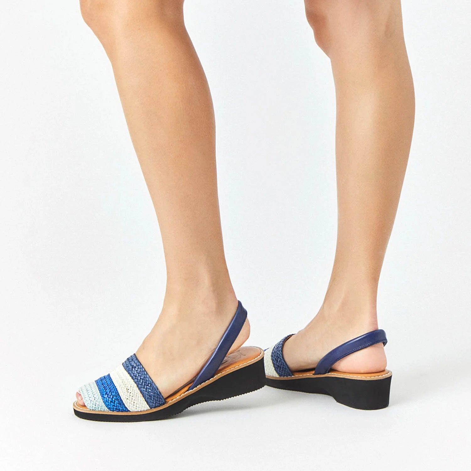 Galdana Woven Multi-colour Wedges