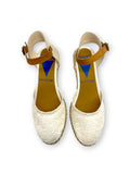 Melena Embroidery Espadrille Wedges