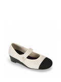 Mary Jane Pearl Wedges