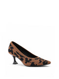 High Street Embroidery Heel Pumps