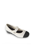 Mary Jane Pearl Wedges