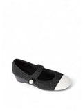Mary Jane Pearl Wedges