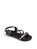 Olivia Metalic Strap Sandals