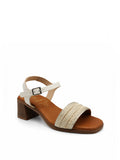 Oh! Ohmes Braided Block Sandals