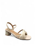 Ruched Strap Bella Heels