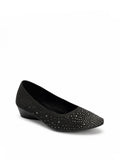 Basic Shimmery Crystal Platform Wedge
