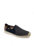 Blade Woven Leather Espadrilles