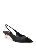 Retro Velvet Slingback Pump