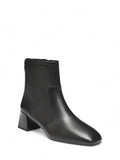 Luxe Square Toe Ankle Boots