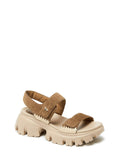 Easi Suede Strap Velcro Sporty Sandals