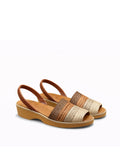 Combi Woven Wedge Sandals