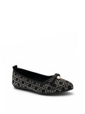 Crystal Pearl Ribbon Flats