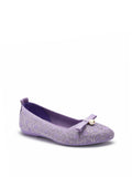 Crystal Pearl Ribbon Flats