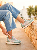 Colourblock Platform Sneakers